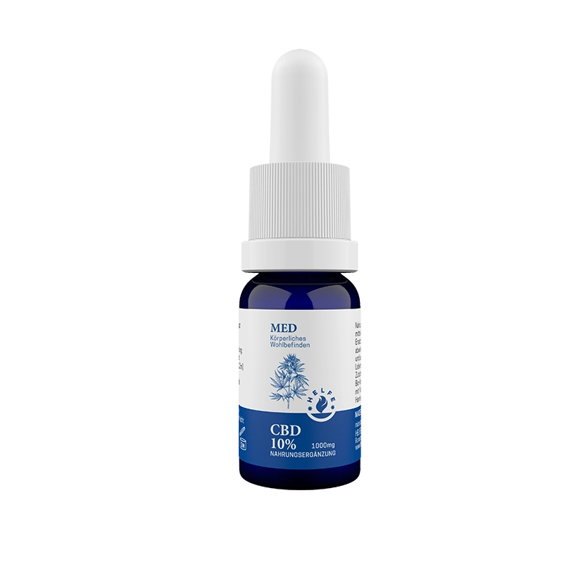 HELFE CBD Öl Natur 10 % 10ml Vorderseite