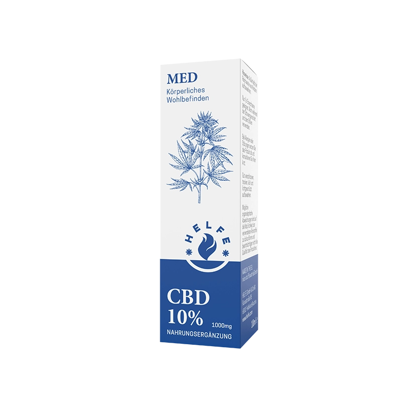 HELFE CBD Öl Natur 10 % 10ml Schachtel