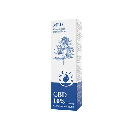 HELFE CBD Öl Natur 10 % 10ml Schachtel