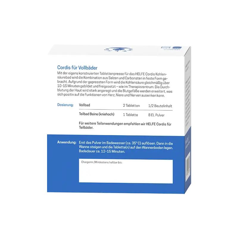 HELFE Kohlensäurebad Vollbad 920g Rückseite